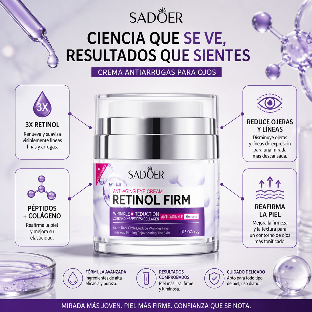 Sadoer Retinol Firm Crema Ojos