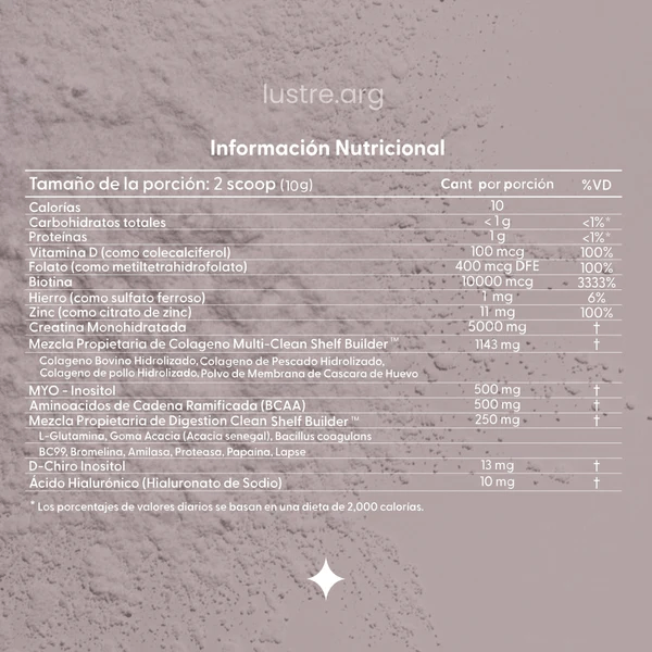 Lustre - Creatina para mujeres - Mundo Paraguayo