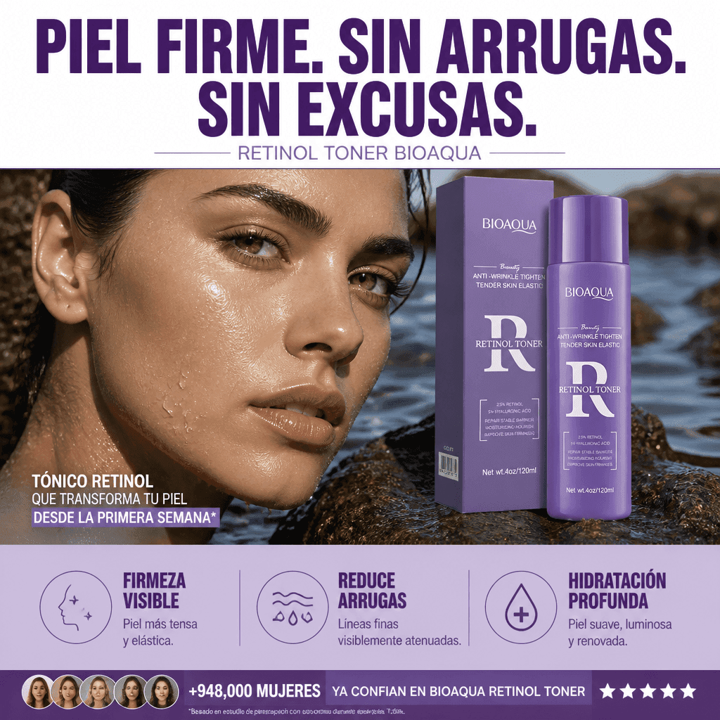 Tónico 2% Retinol + 5X Hialurónico: Reparación de Barrera Cutánea — 5