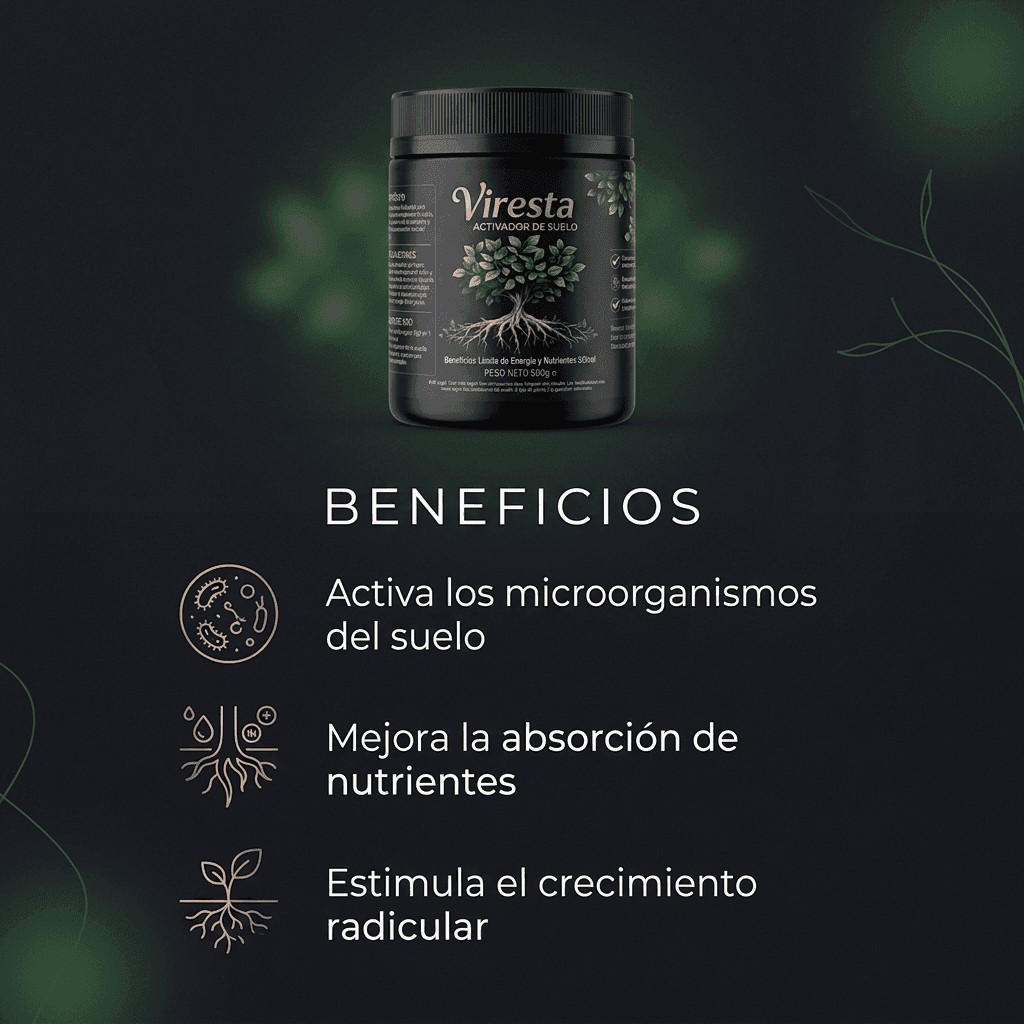 Viresta Activador de Suelo 500g – Abono Natural para Plantas y Cultivos — 3