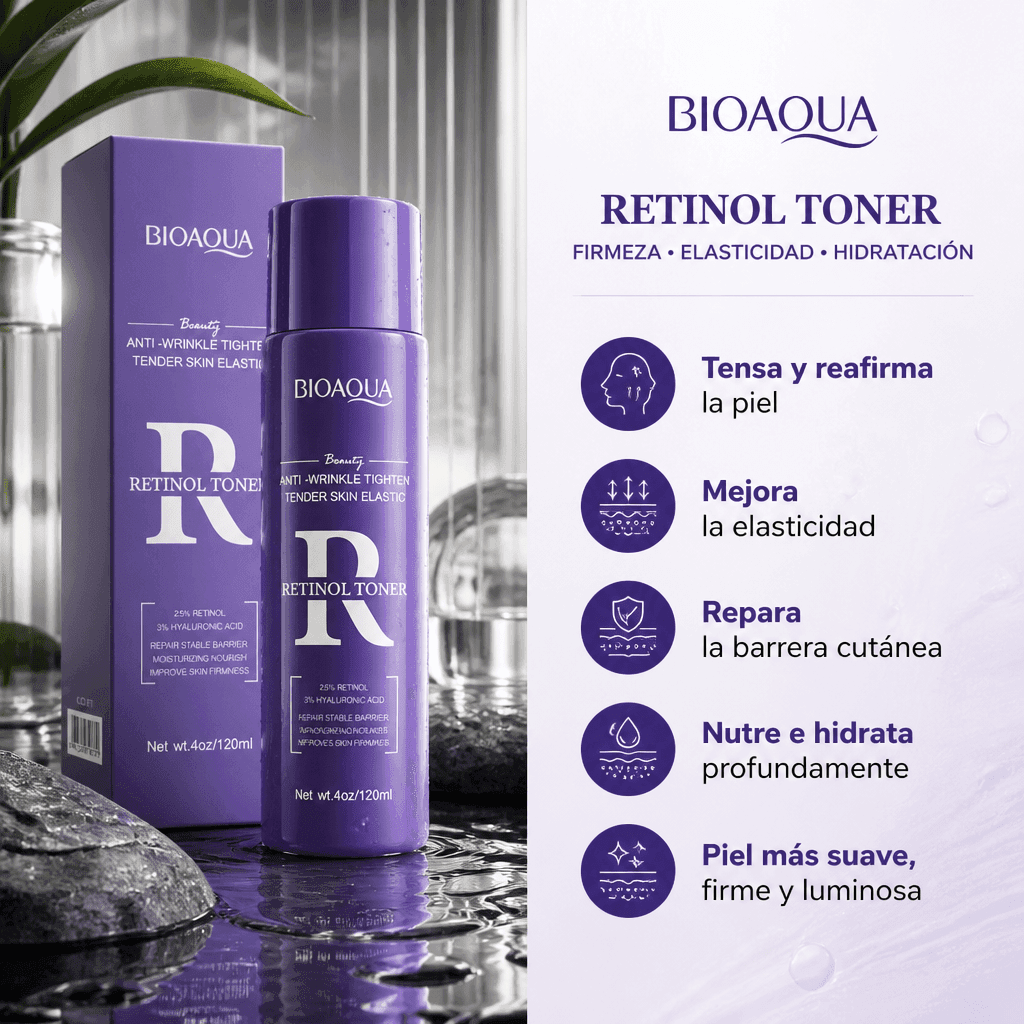 Tónico 2% Retinol + 5X Hialurónico: Reparación de Barrera Cutánea — 3