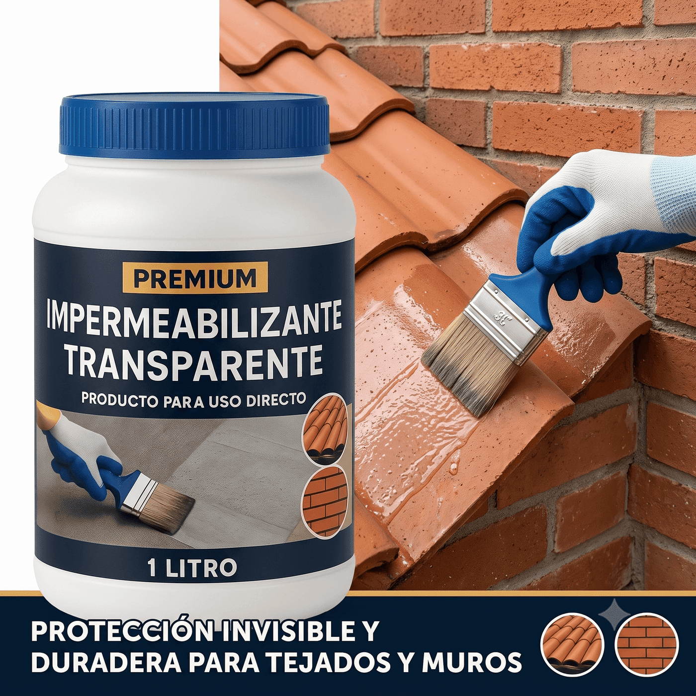 Sellador Líquido Impermeabilizante 1L | Premium — 5