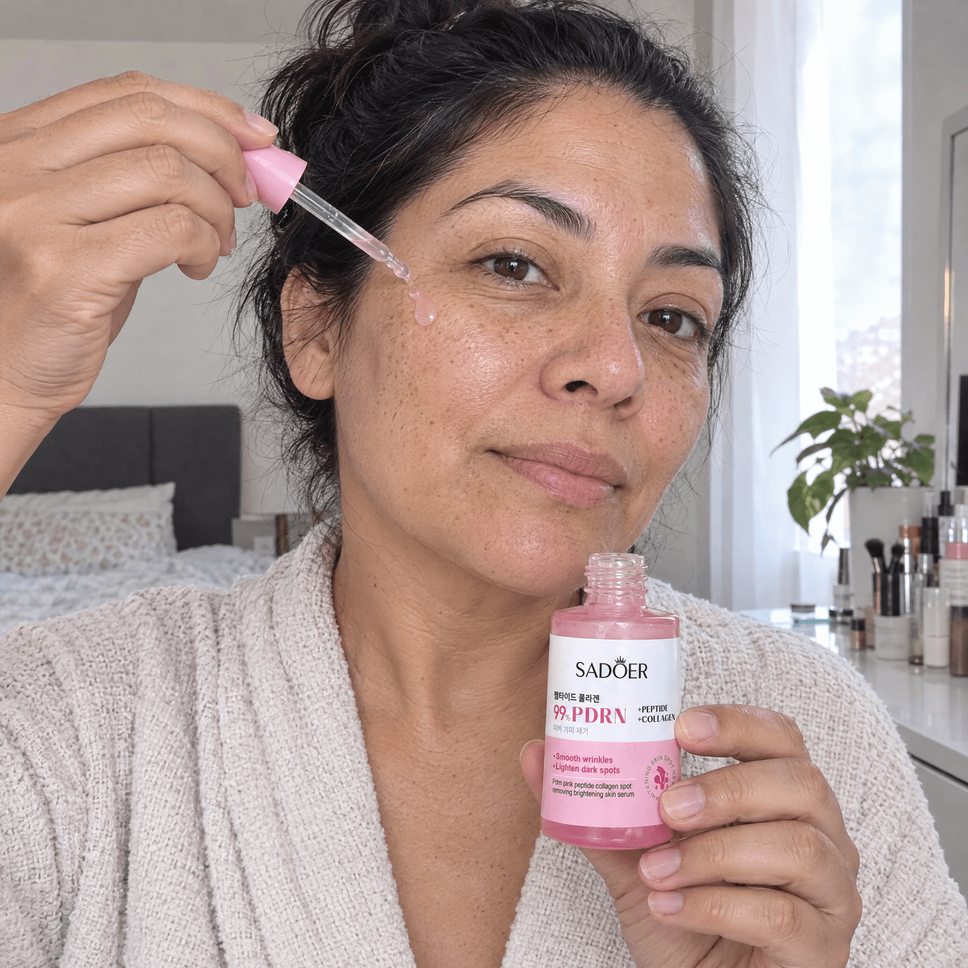 99% PDRN Peptide + Collagen — Sérum Coreano con ADN de Salmón | Manchas y Luminosidad 30ml — 10