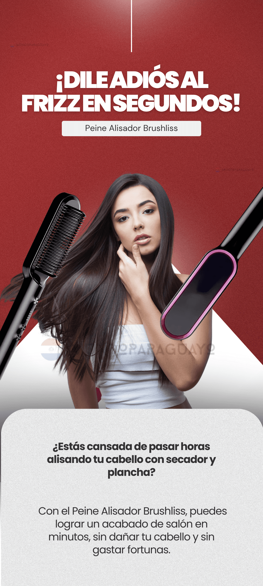 Ceramic Soft Touch™-Cepillo Alisador — 5