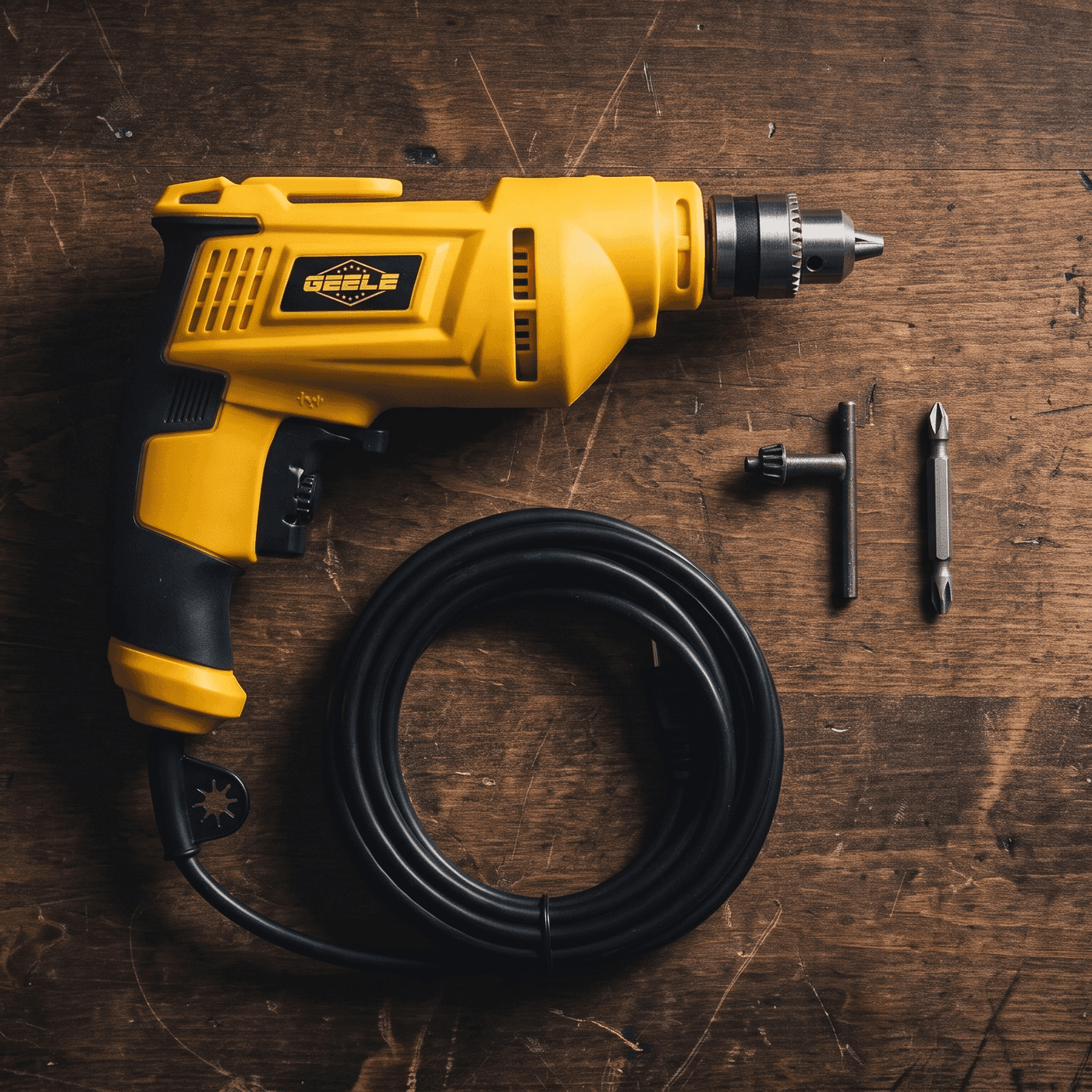Taladro Profesional 850W con Cable — Pared, Madera y Metal — 4
