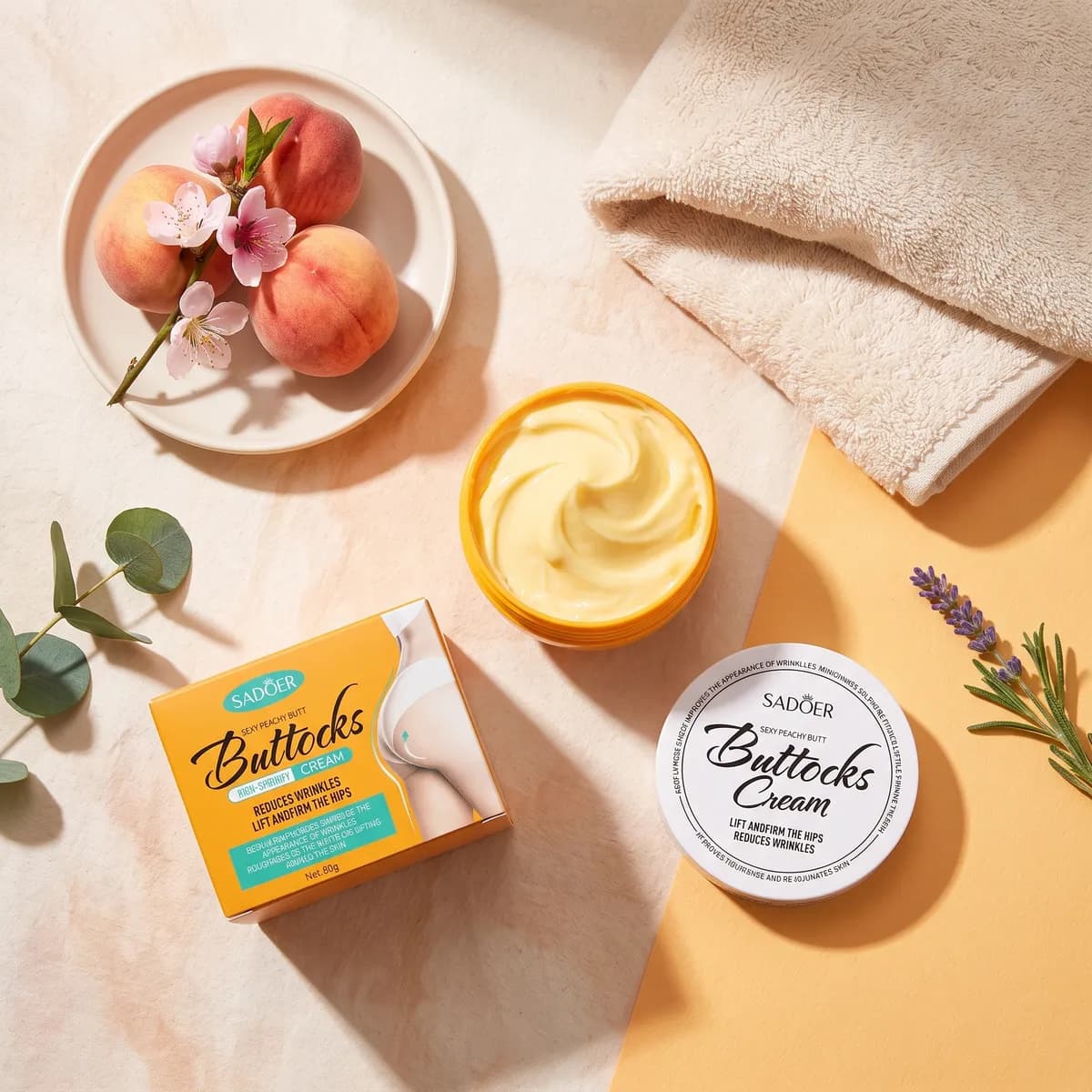 Crema Reafirmante para Glúteos SADOER Buttocks Cream | Piel más Firme y Suave 80 g — 7