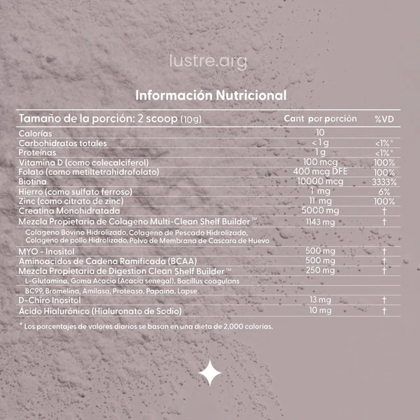 Lustre ORIGINAL - Creatina Monohidratada Lustre en Polvo