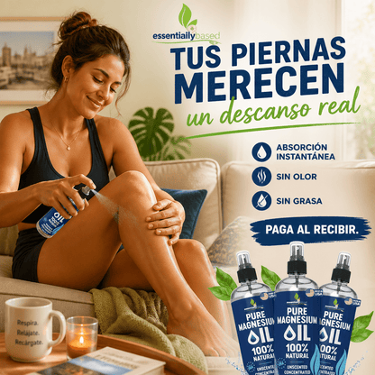 ACEITE DE MAGNESIO 100% PURO – Spray 237ml • Relaja Músculos, Mejora el Sueño y Alivia el Cansancio - Mundo Paraguayo