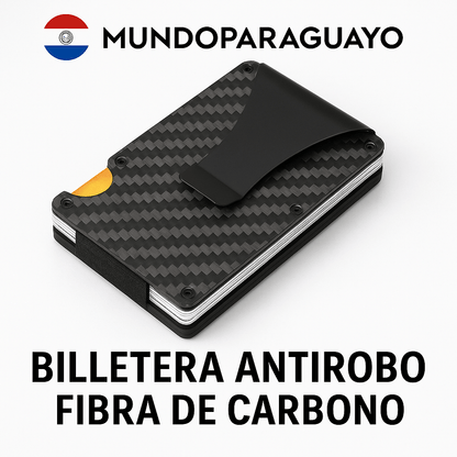 Billetera antirobo fibra de carbono + ENVÍO GRATIS ⚡️50%OFF⚡️OFERTA⚡️ - Mundo Paraguayo