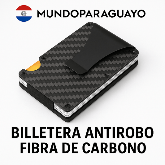 Billetera antirobo fibra de carbono + ENVÍO GRATIS ⚡️50%OFF⚡️OFERTA⚡️ - Mundo Paraguayo