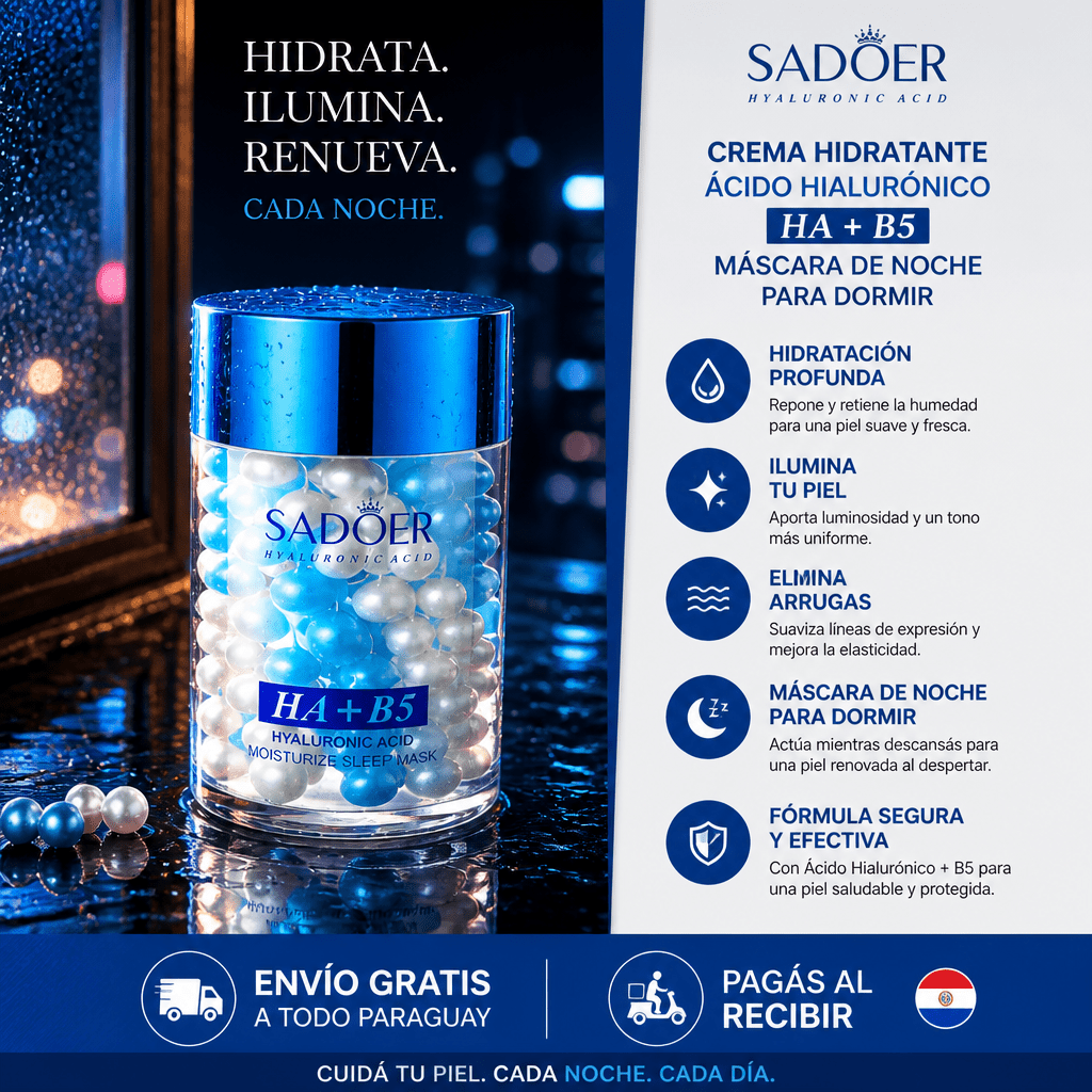 Crema Antiarrugas de Ácido Hialurónico - Mundo Paraguayo