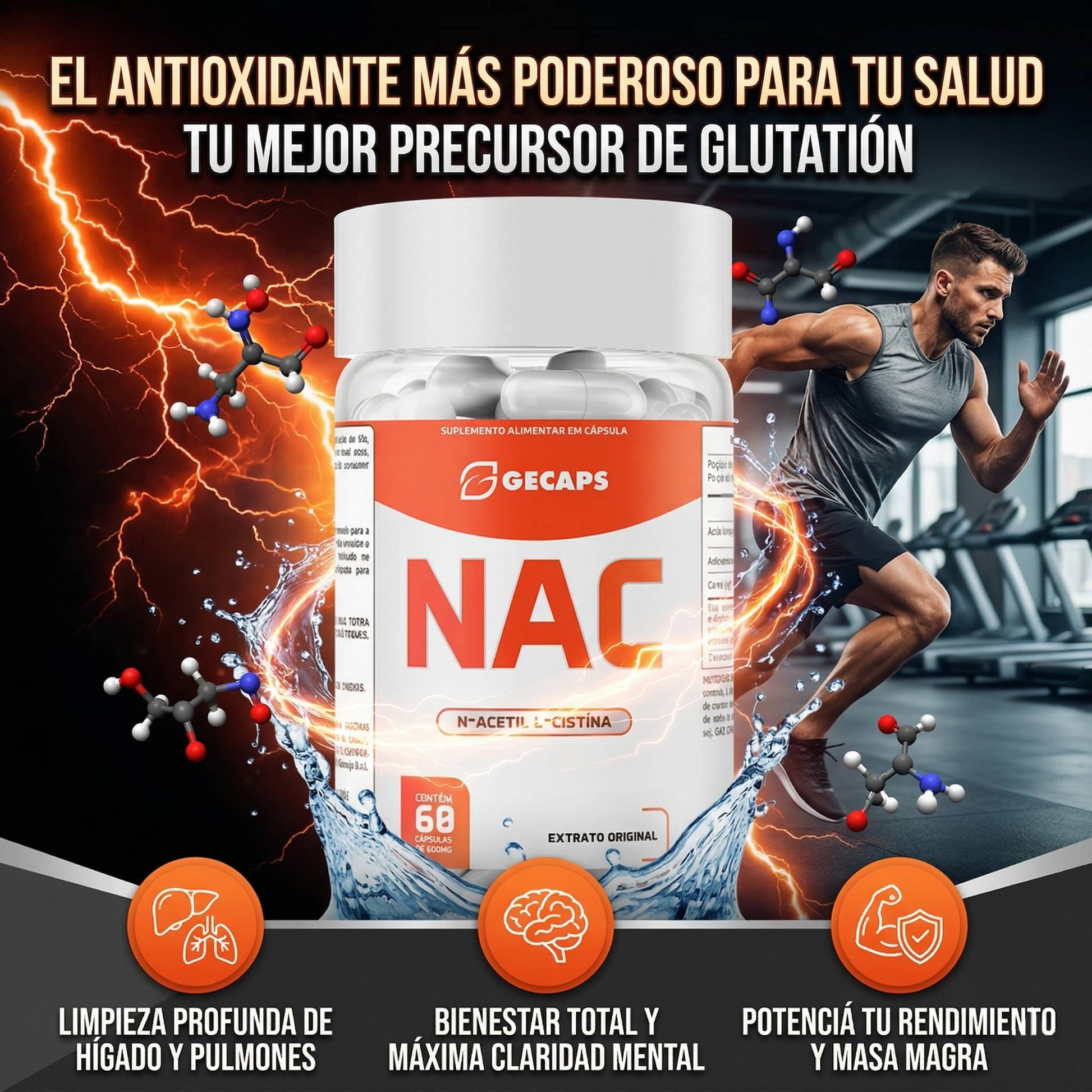 GeCaps® NAC 600Mg - Mundo Paraguayo
