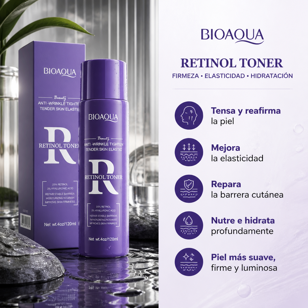 Tonico Retinol BioAqua Antiarrugas 120ml