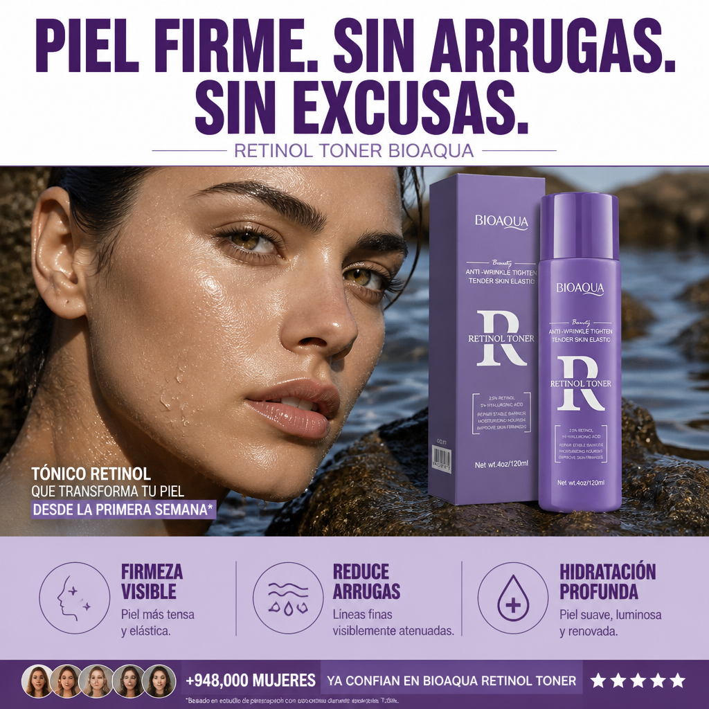 Tonico Retinol BioAqua Antiarrugas 120ml