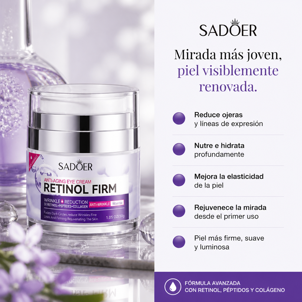 Sadoer Retinol Firm Crema Ojos