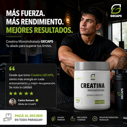 Creatina Monohidratada Gecaps 300g