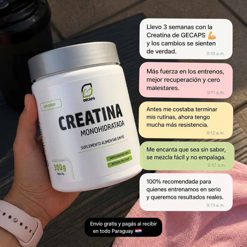Creatina Monohidratada Gecaps 300g