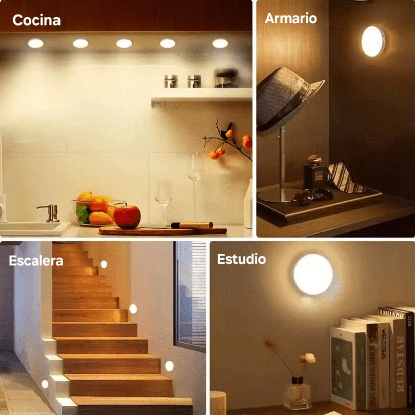 Luz LED Inteligente con Sensor de Movimiento - Mundo Paraguayo