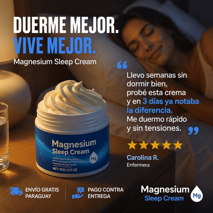 Magnesium Sleep Cream – Crema para Dormir Mejor - Mundo Paraguayo