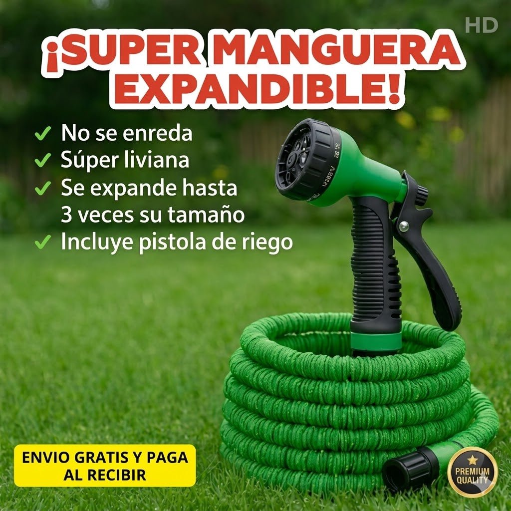 Manguera Expandible Todo en Uno - Mundo Paraguayo