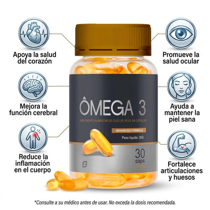 Omega 3 Premium 1000mg - Mundo Paraguayo