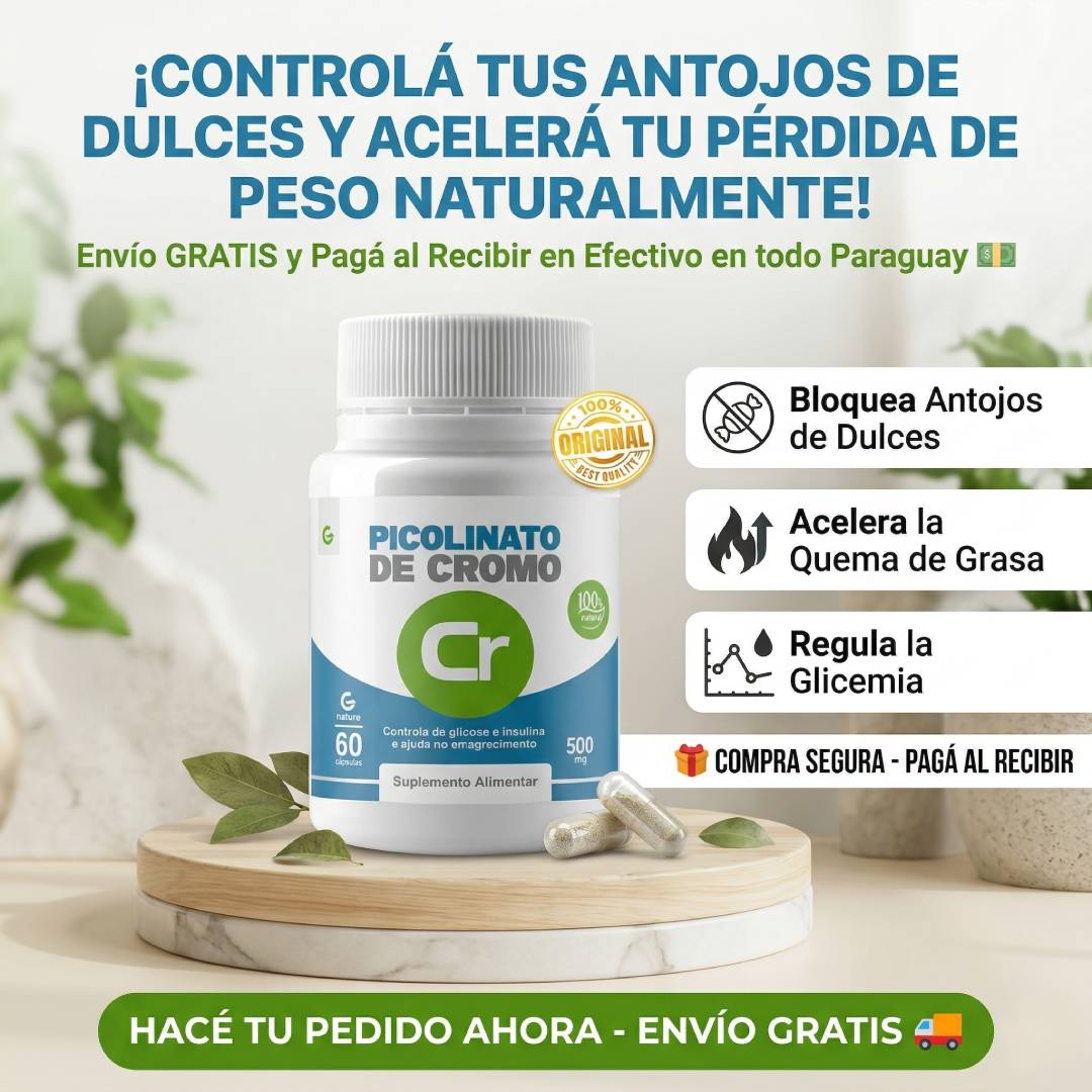 Picolinato de Cromo - Mundo Paraguayo