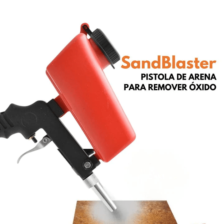 Pistola Arenadora Portátil – Elimina Óxido y Pintura – Restaura Metales en Minutos - Mundo Paraguayo