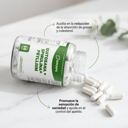 QPS (Quitosana + Spirulina + Psyllium) - Mundo Paraguayo