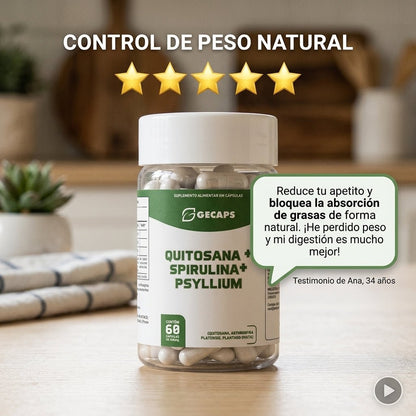 QPS (Quitosana + Spirulina + Psyllium) - Mundo Paraguayo