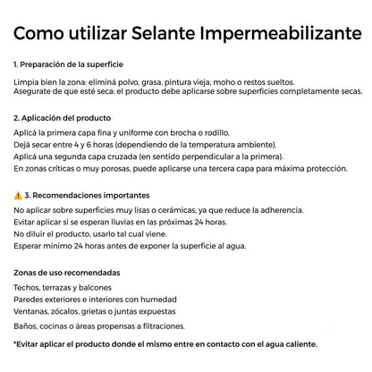 Sellador Líquido Impermeabilizante 1L | Premium - Mundo Paraguayo