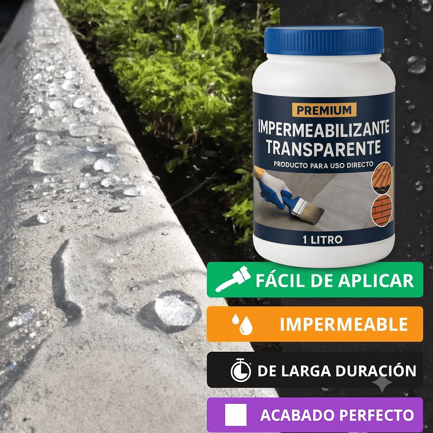 Sellador Líquido Impermeabilizante 1L | Premium - Mundo Paraguayo