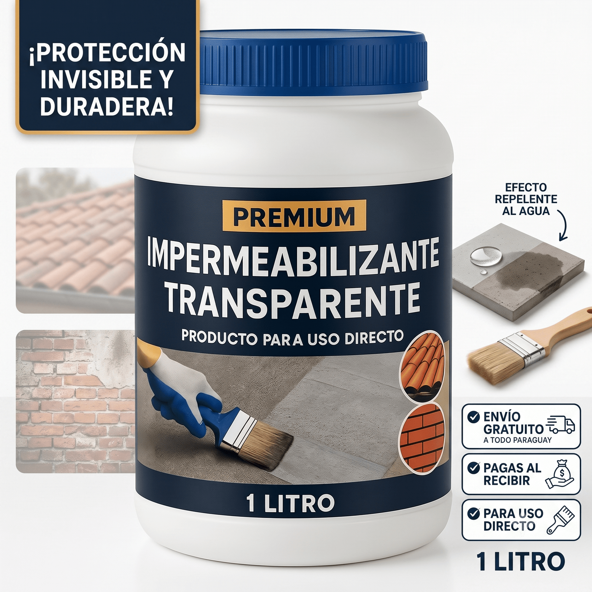 Sellador Líquido Impermeabilizante 1L | Premium - Mundo Paraguayo
