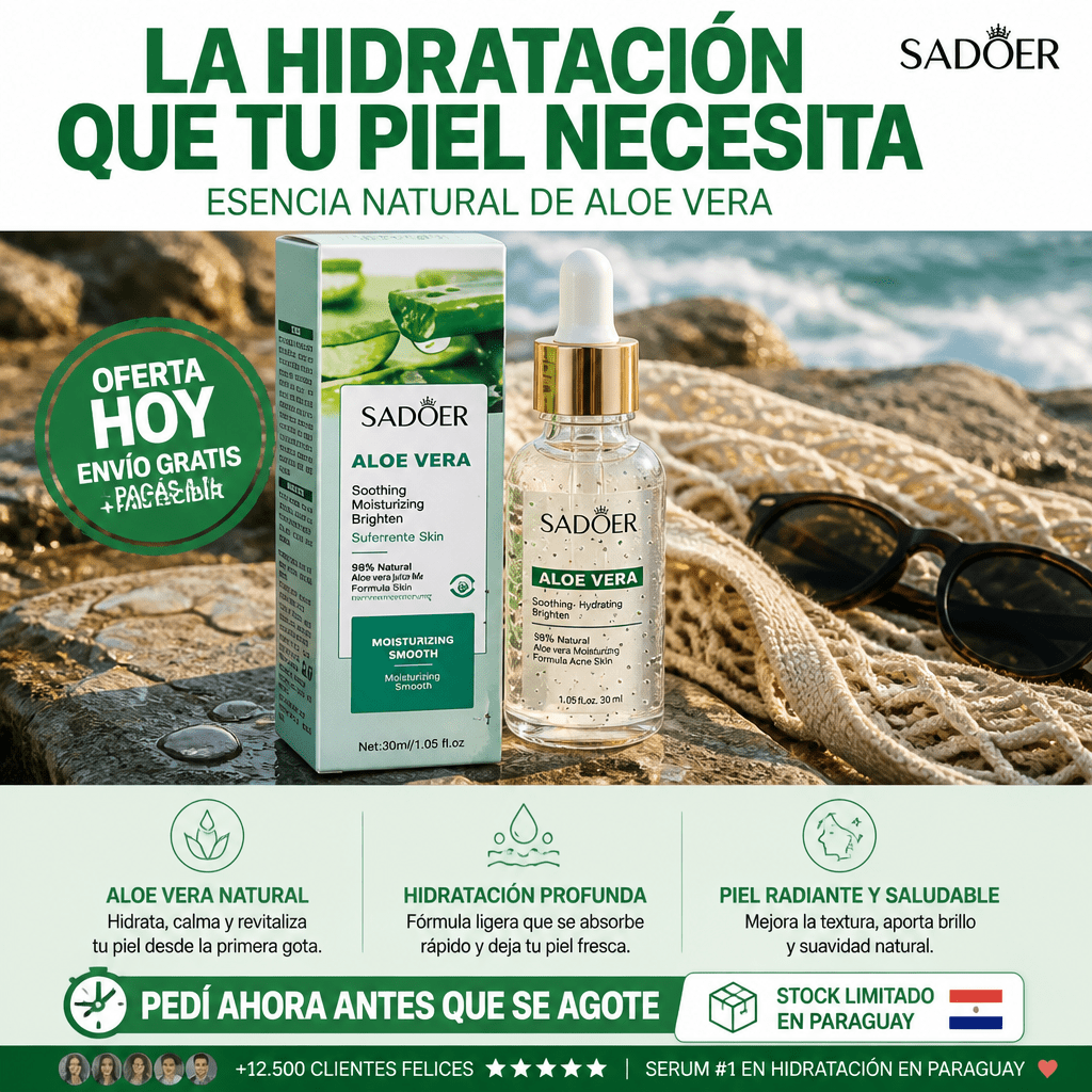 Sérum Facial de Aloe Vera - Mundo Paraguayo