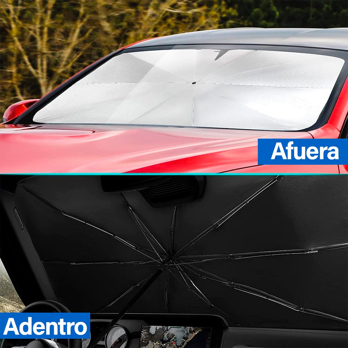 Sombrilla Tapasol para Vehículos - Mundo Paraguayo
