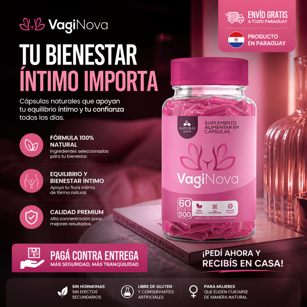 VagiNova Premium: Recuperá tu Equilibrio y Bienestar Íntimo (60 Cápsulas) - Mundo Paraguayo
