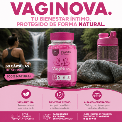 VagiNova Premium: Recuperá tu Equilibrio y Bienestar Íntimo (60 Cápsulas) - Mundo Paraguayo