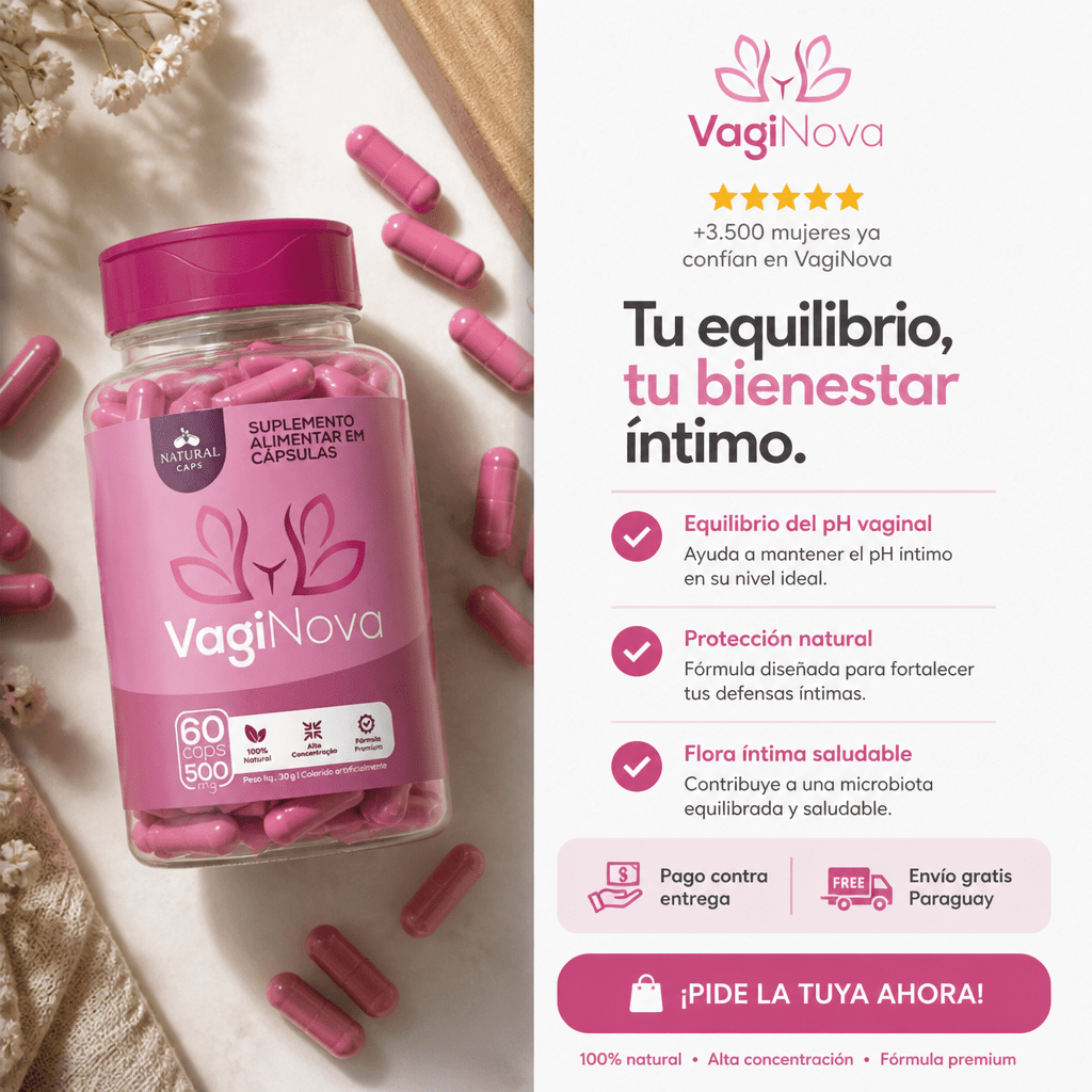 VagiNova Premium: Recuperá tu Equilibrio y Bienestar Íntimo (60 Cápsulas) - Mundo Paraguayo