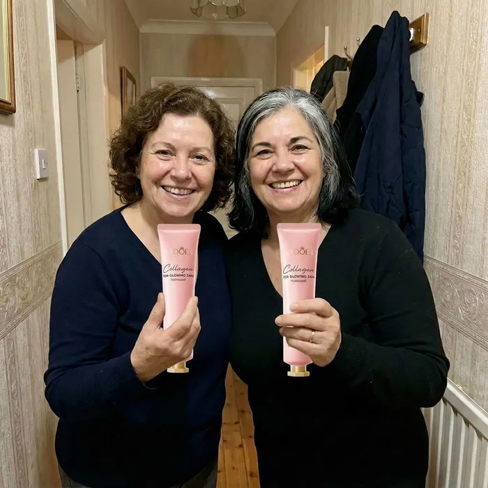Mujer con la mascarilla peel off de colágeno SADOER